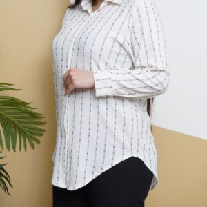 مانتو پارچه مراکشی خطی