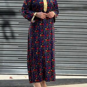 ساحلی نخی یقه آستین خرجکارقواره دار